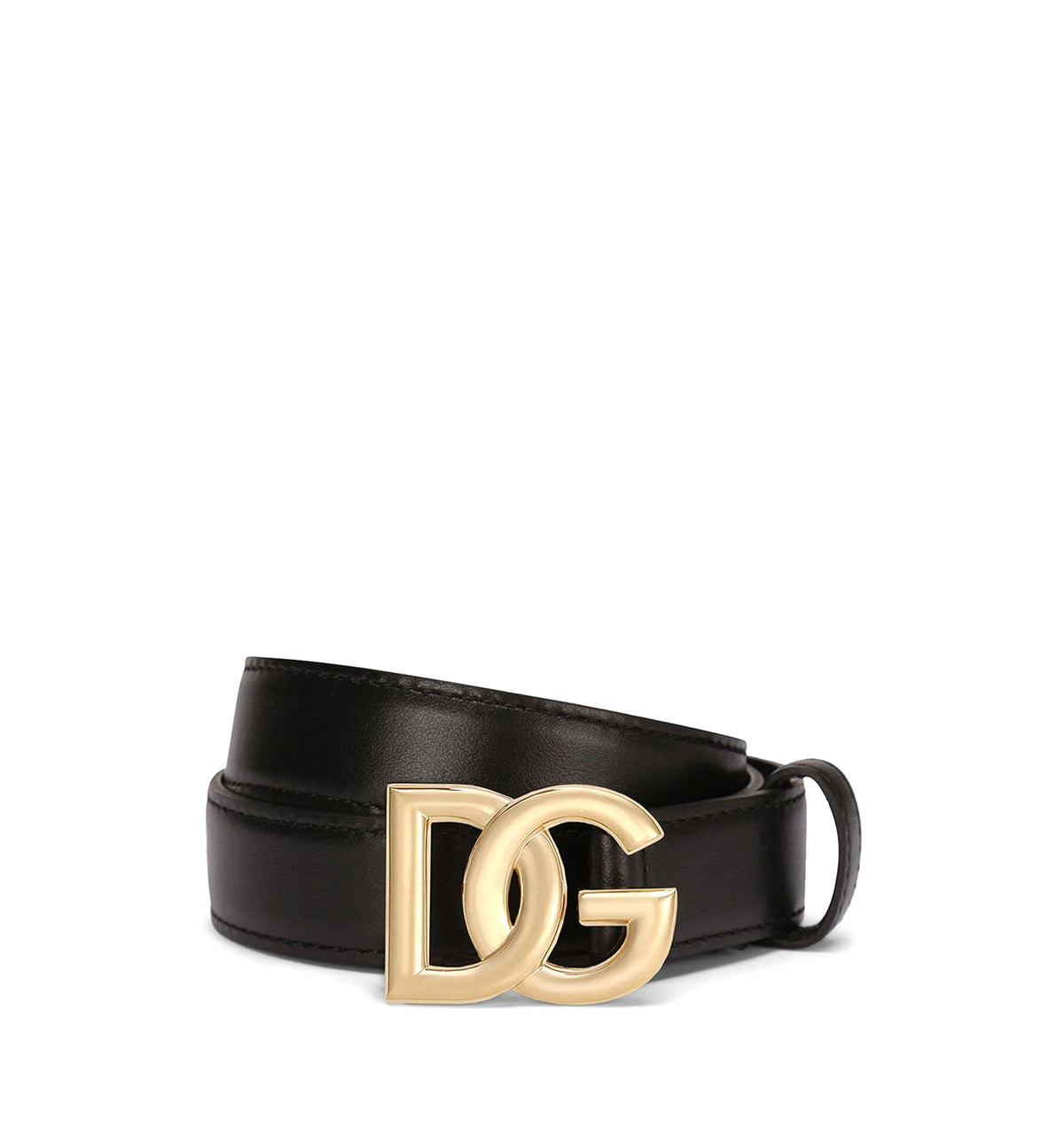 Calfskin Belt With DG Logo
