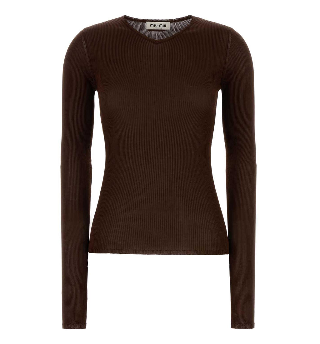 Silk V-Neck Sweater