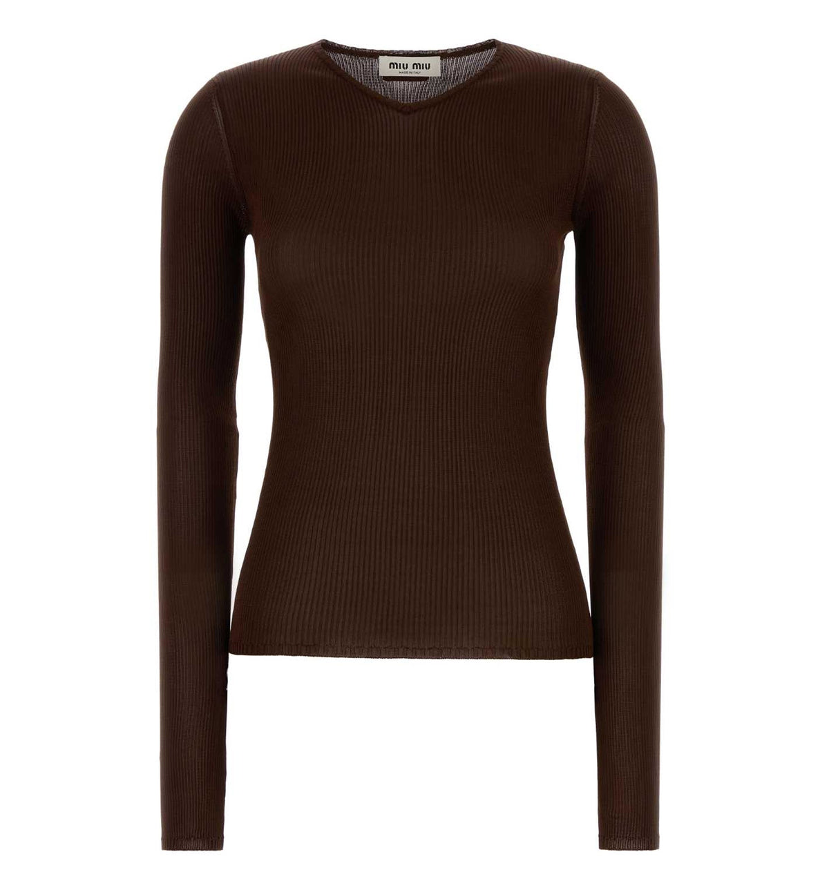 Silk V-Neck Sweater