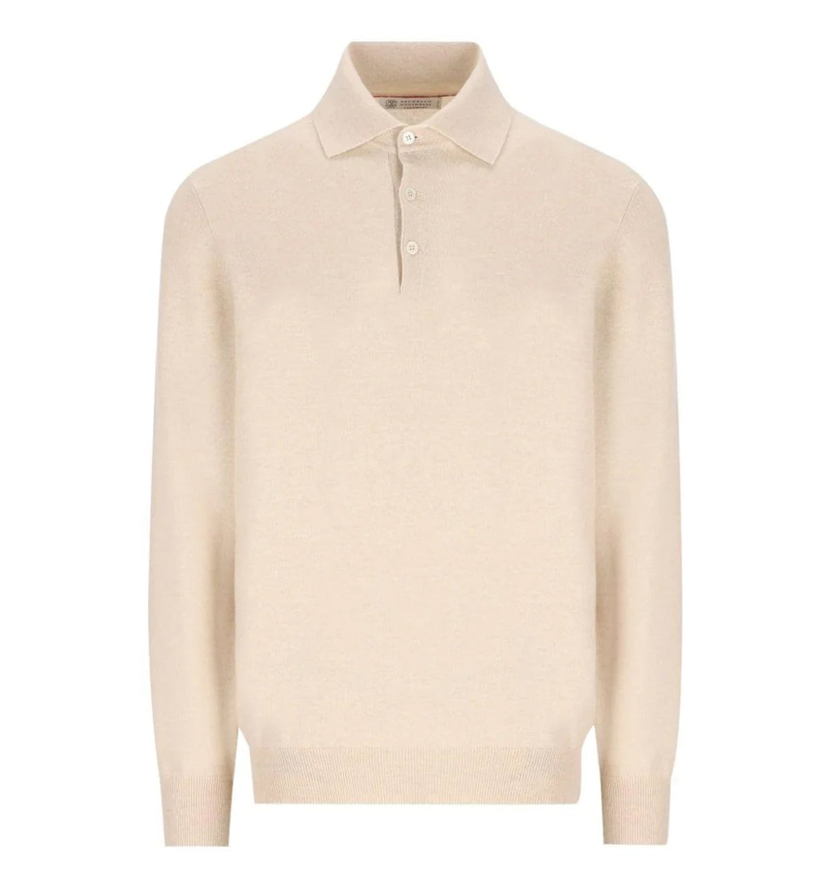 Cashmere knit polo shirt