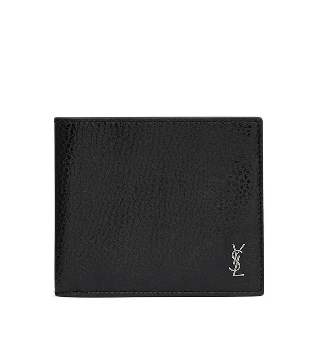 Tiny Cassandre East/West Wallet In Grained Leather