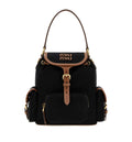 Canvas And Leather Backpack