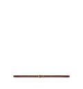 Cassandre Extra Thin Belt In Aged Effect Leather