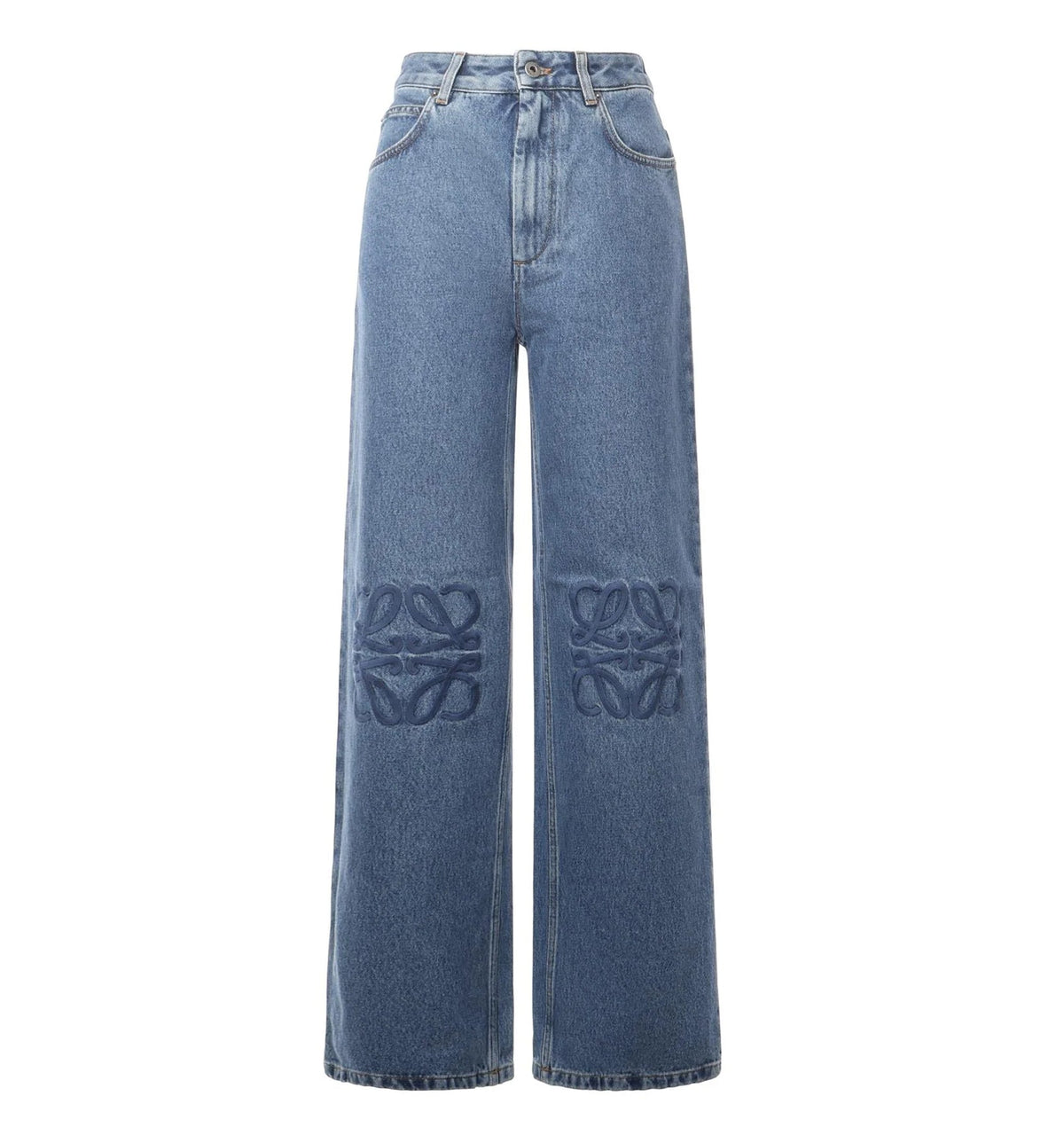 Anagram Baggy Jeans In Denim