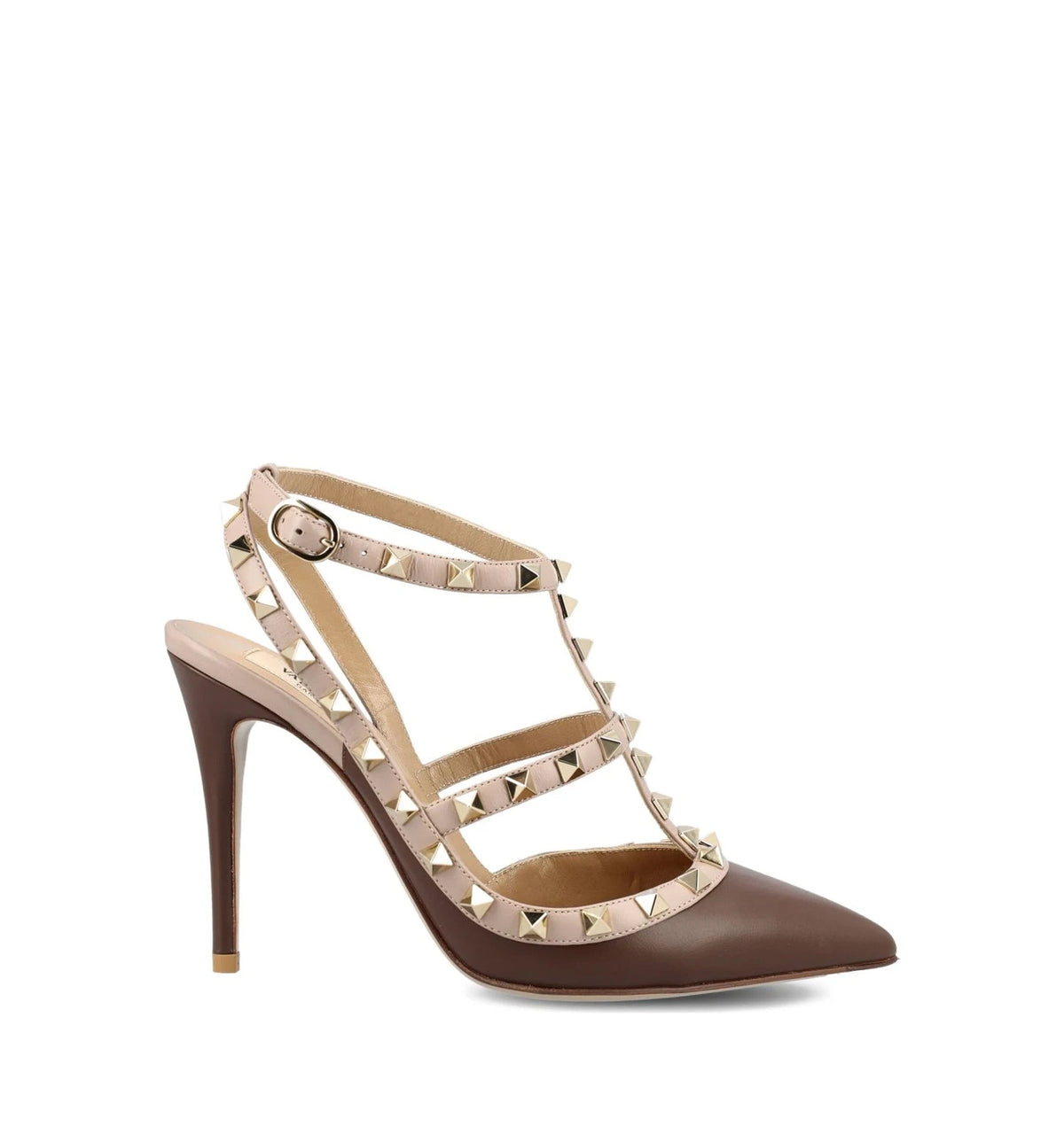 Rockstud Ankle Strap Pumps 100mm