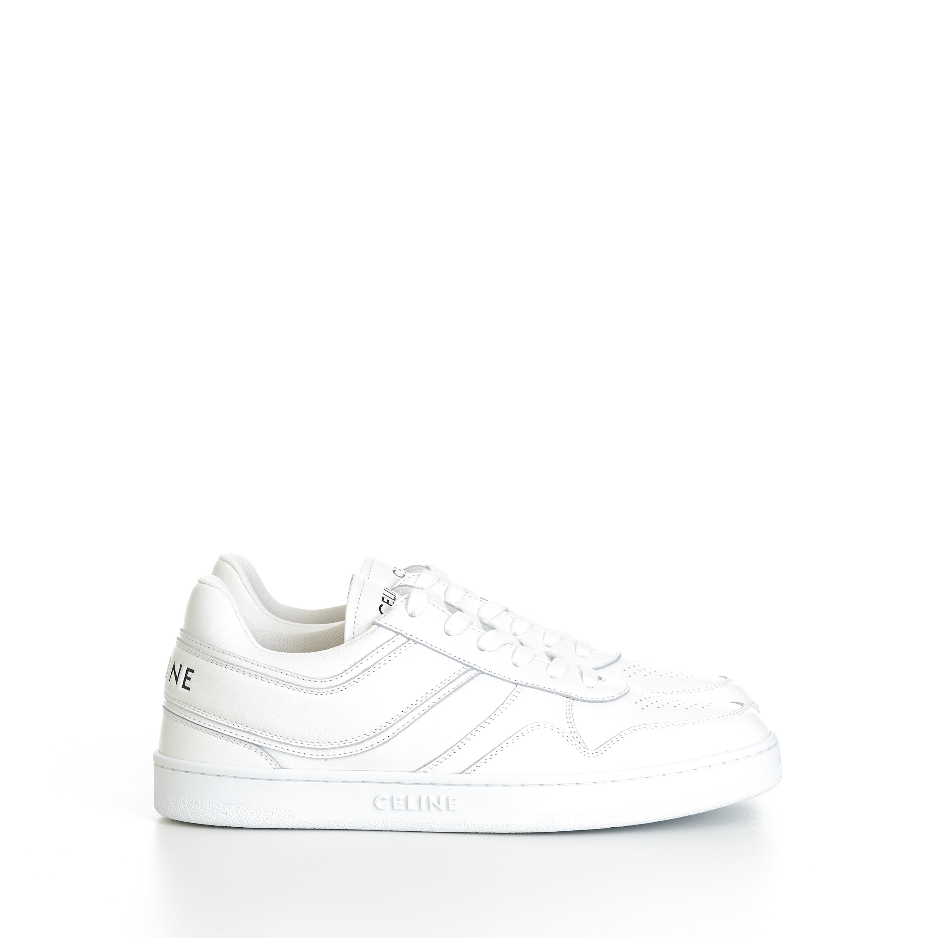 Celine Trainer Low Lace-up Sneaker - Optic White