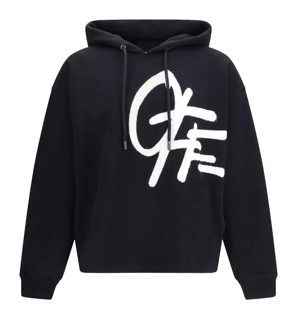 Spray Logo Loose Hoodie
