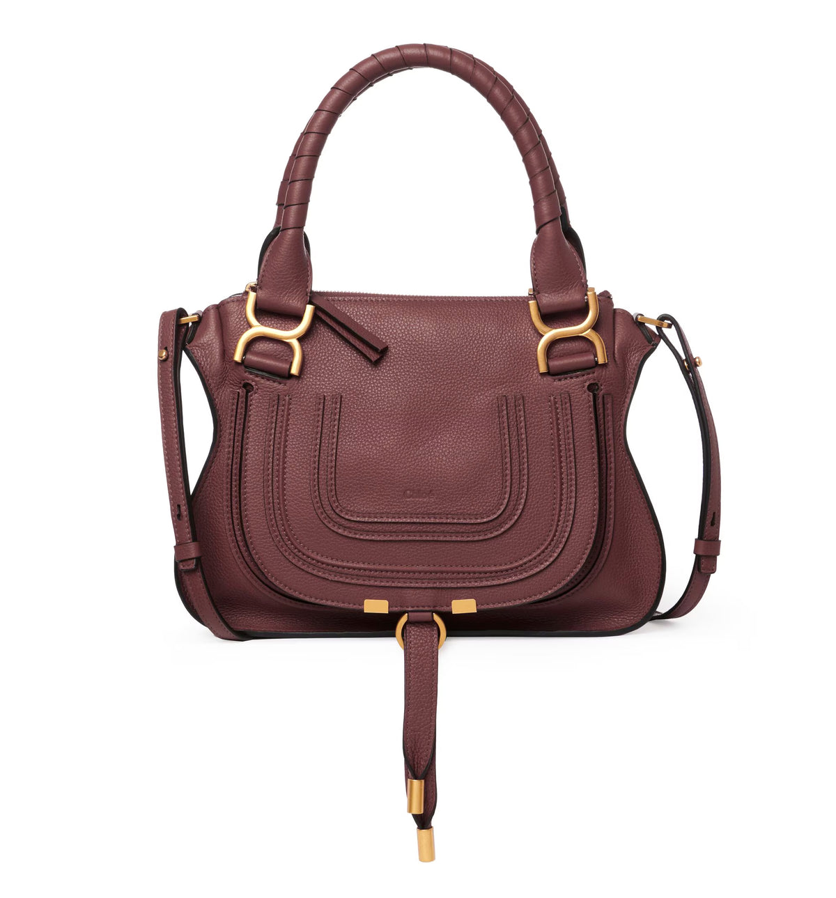 Small Marcie bag in grained leather