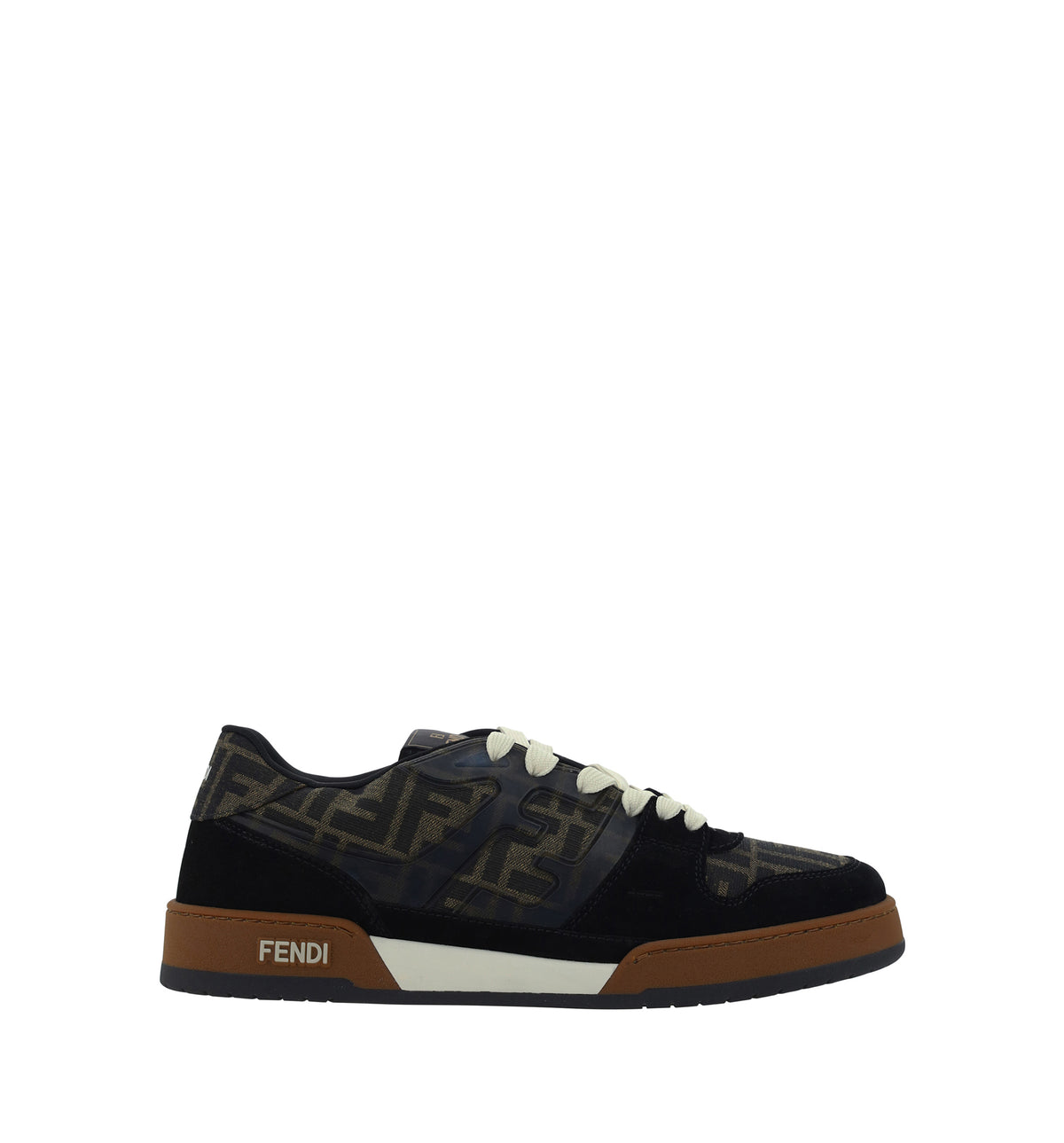 Sneakers Fendi Match low‑top in canvas FF jacquar
