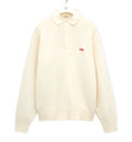 Polo sweater in wool