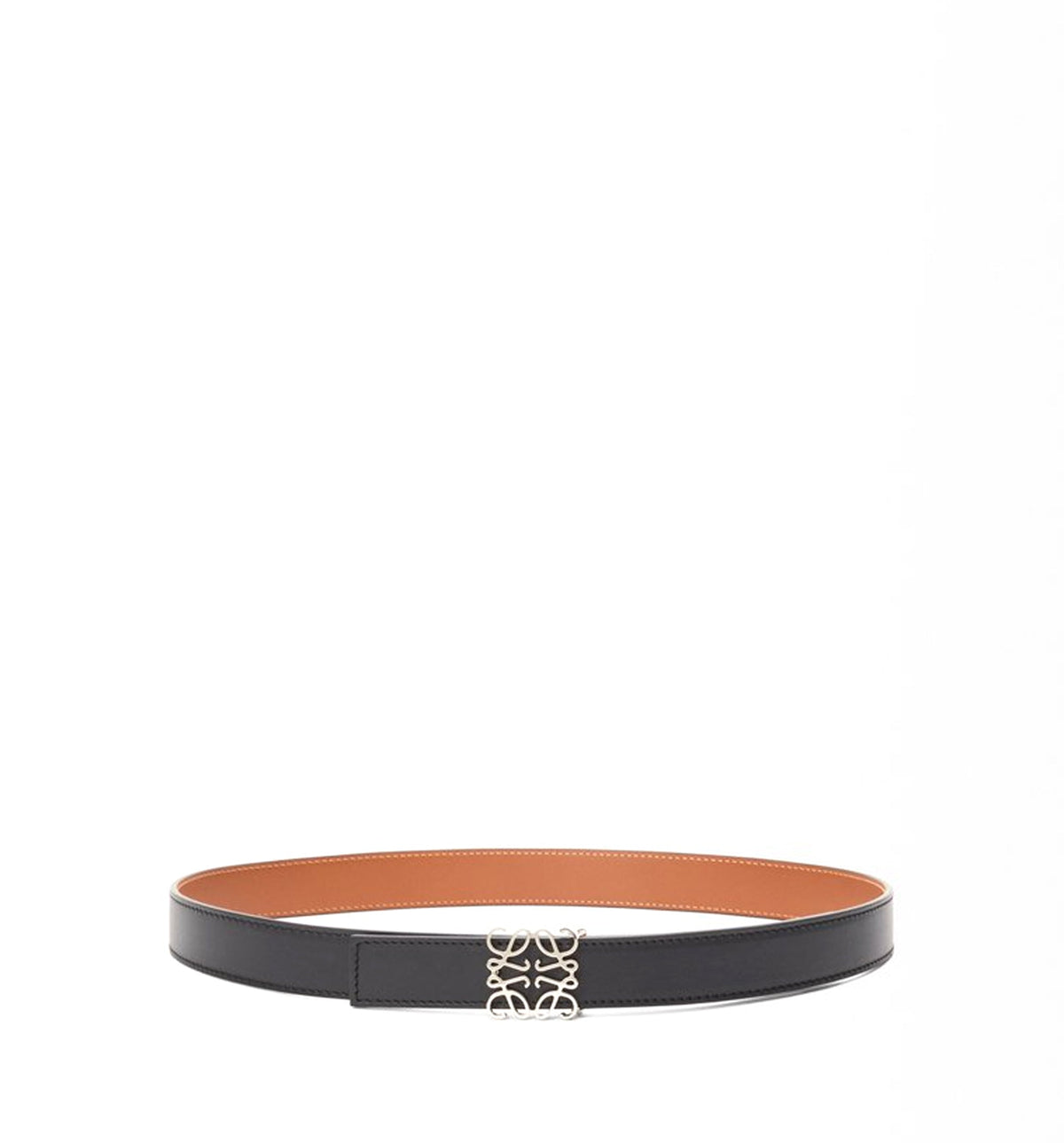 Reversible Anagram belt in smooth calfskin