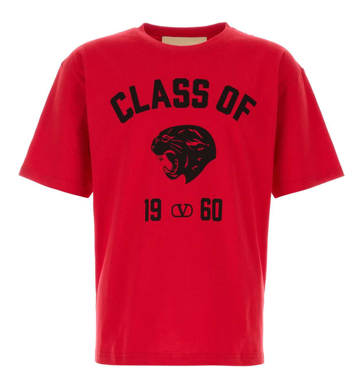 Panther-Print Cotton T-Shirt