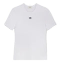 Triomphe T-Shirt in Ribbed Cotton Jersey