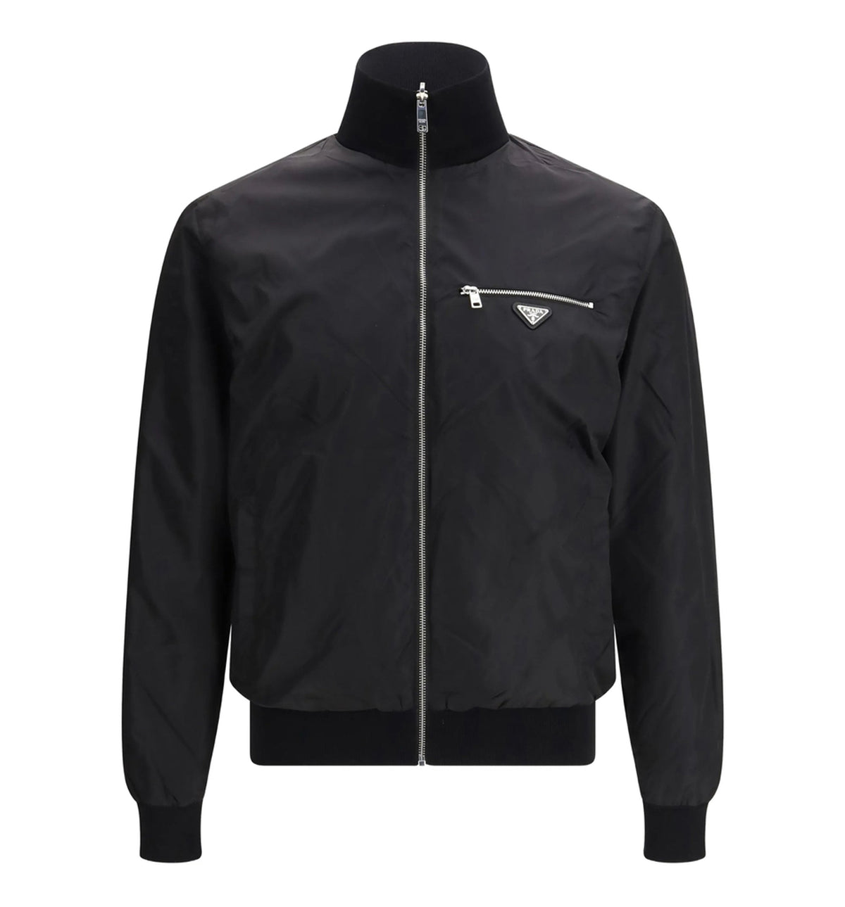 Reversible Wool And Re-Nylon Jacket