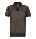 Chocolate Mesh Polo Shirt