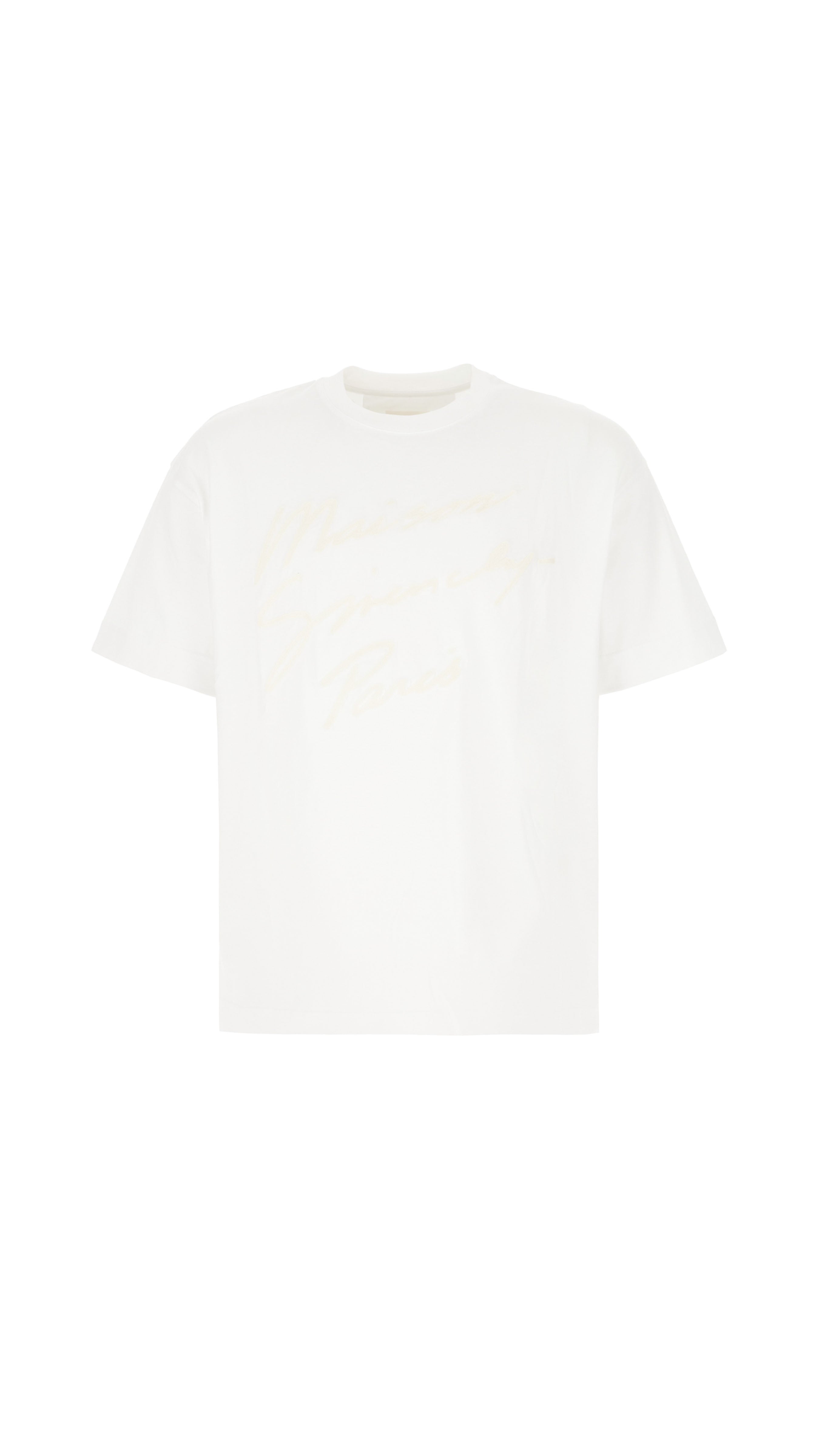 Maison Givenchy T-shirt In Cotton - White