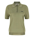 Shiny Viscose Polo Shirt