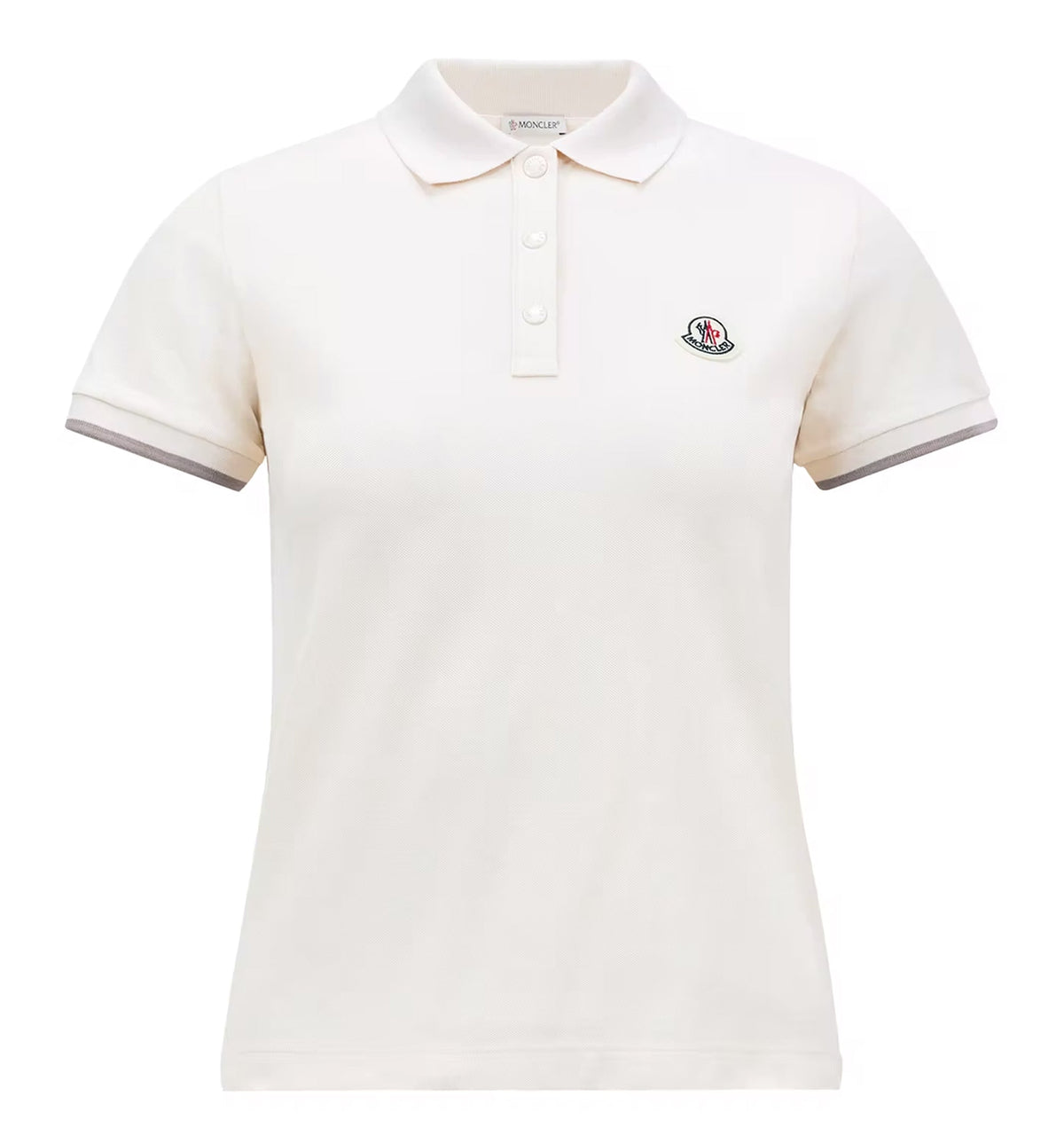 Logo Patch Cotton Piquet Polo Shirt