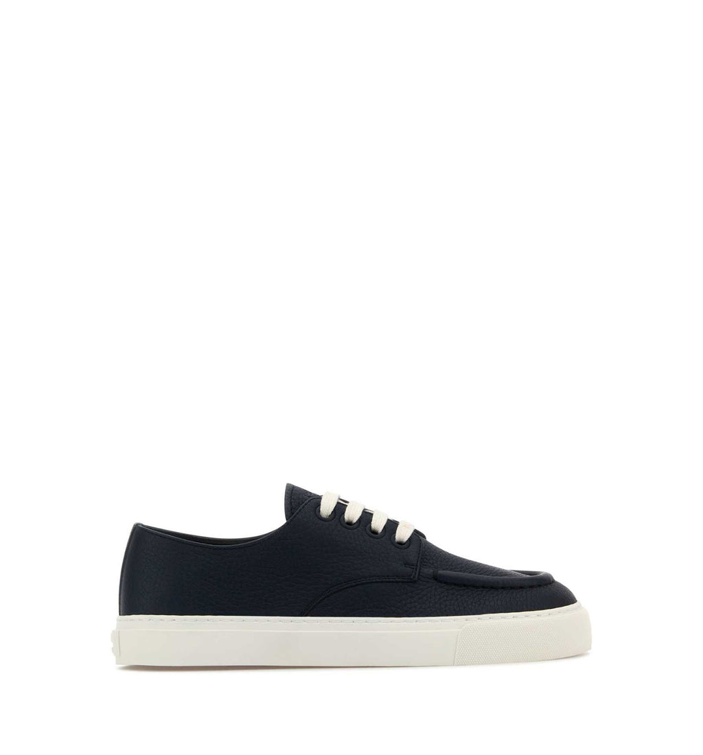 Grained Leather Sneakers