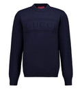 Knit Cotton Wool Sweater With Intarsia