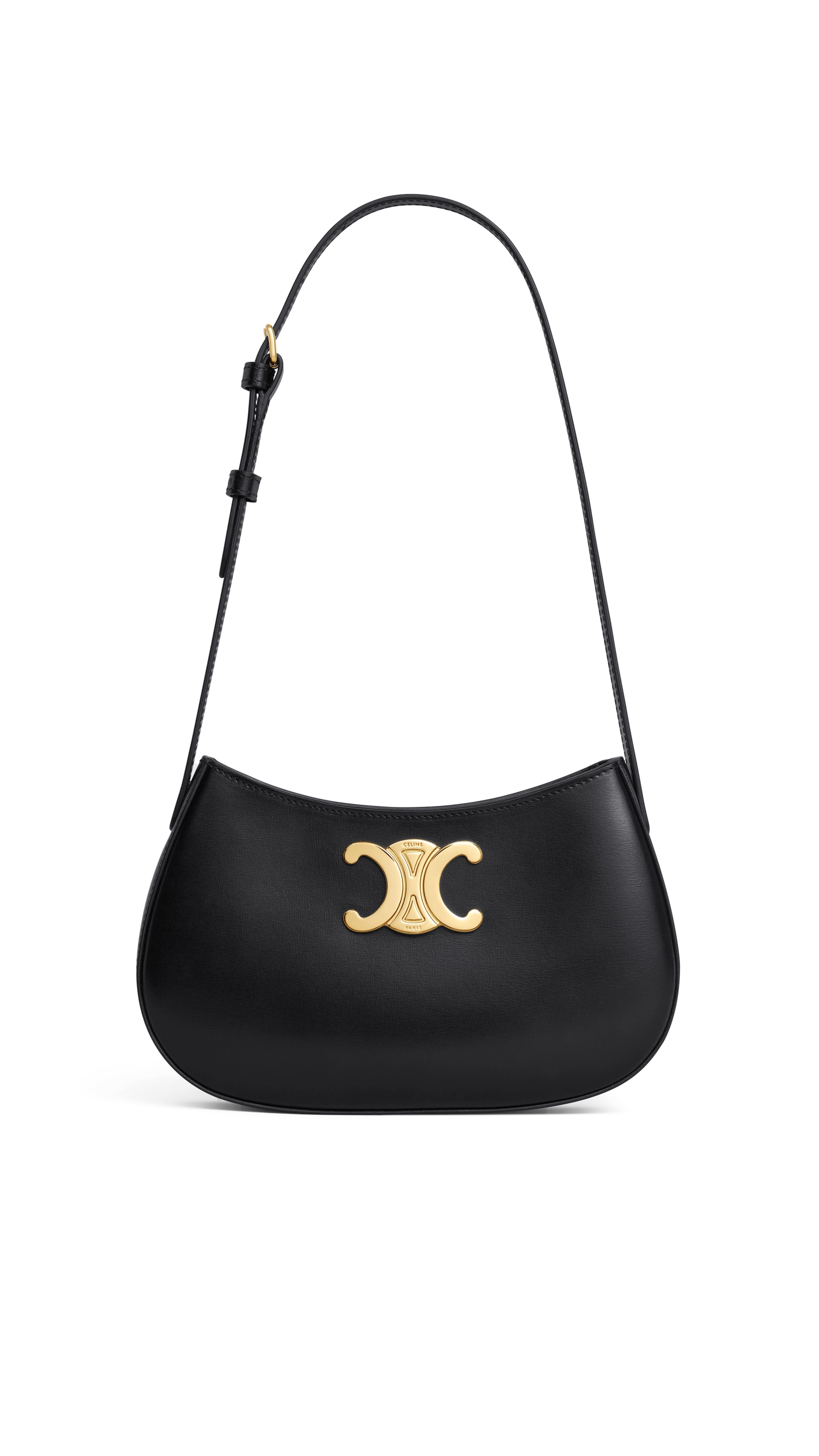 Medium Tilly Bag in Calfskin - Black