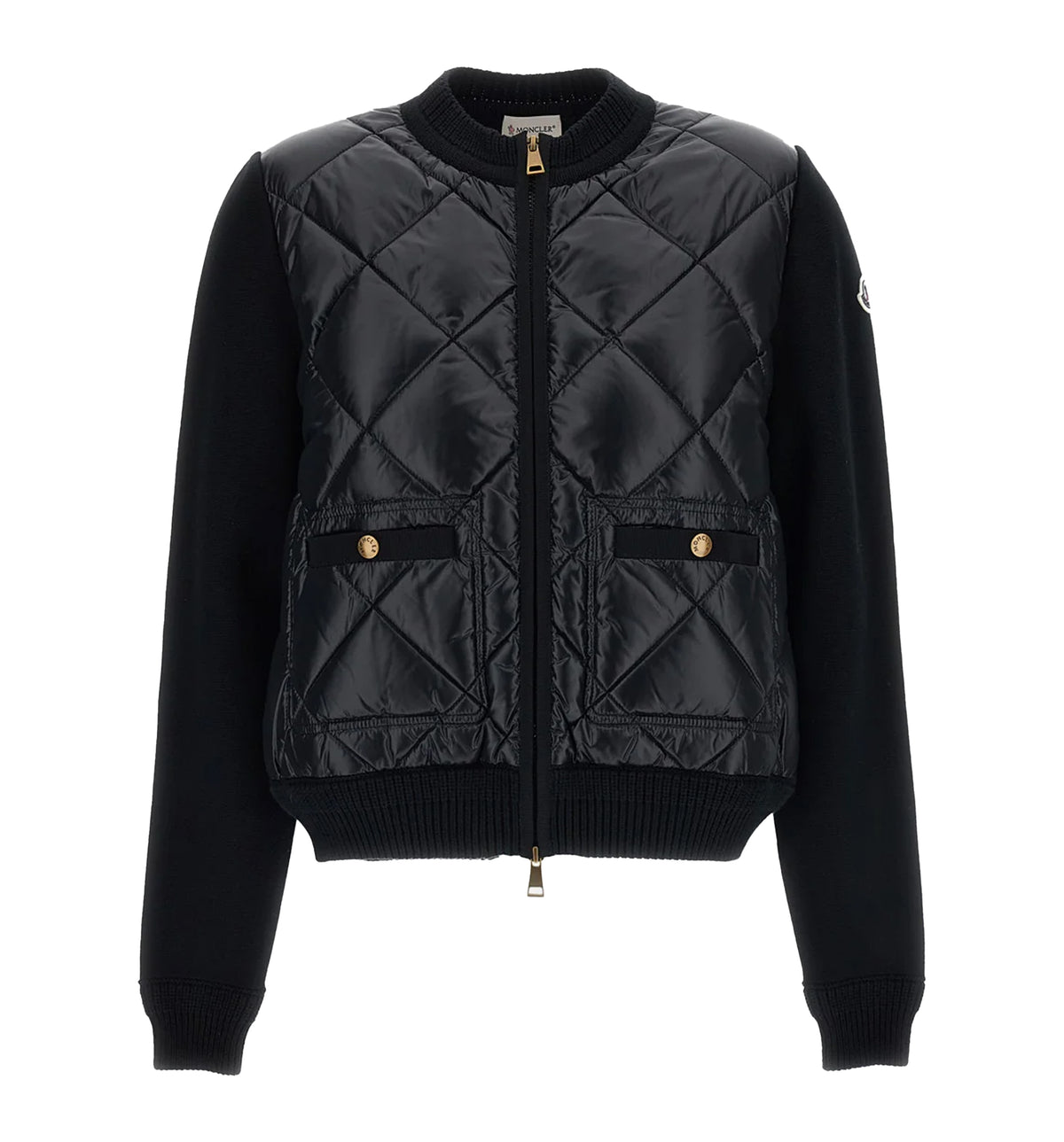 Quilted Cotton Cardigan