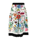 Printed silk pants