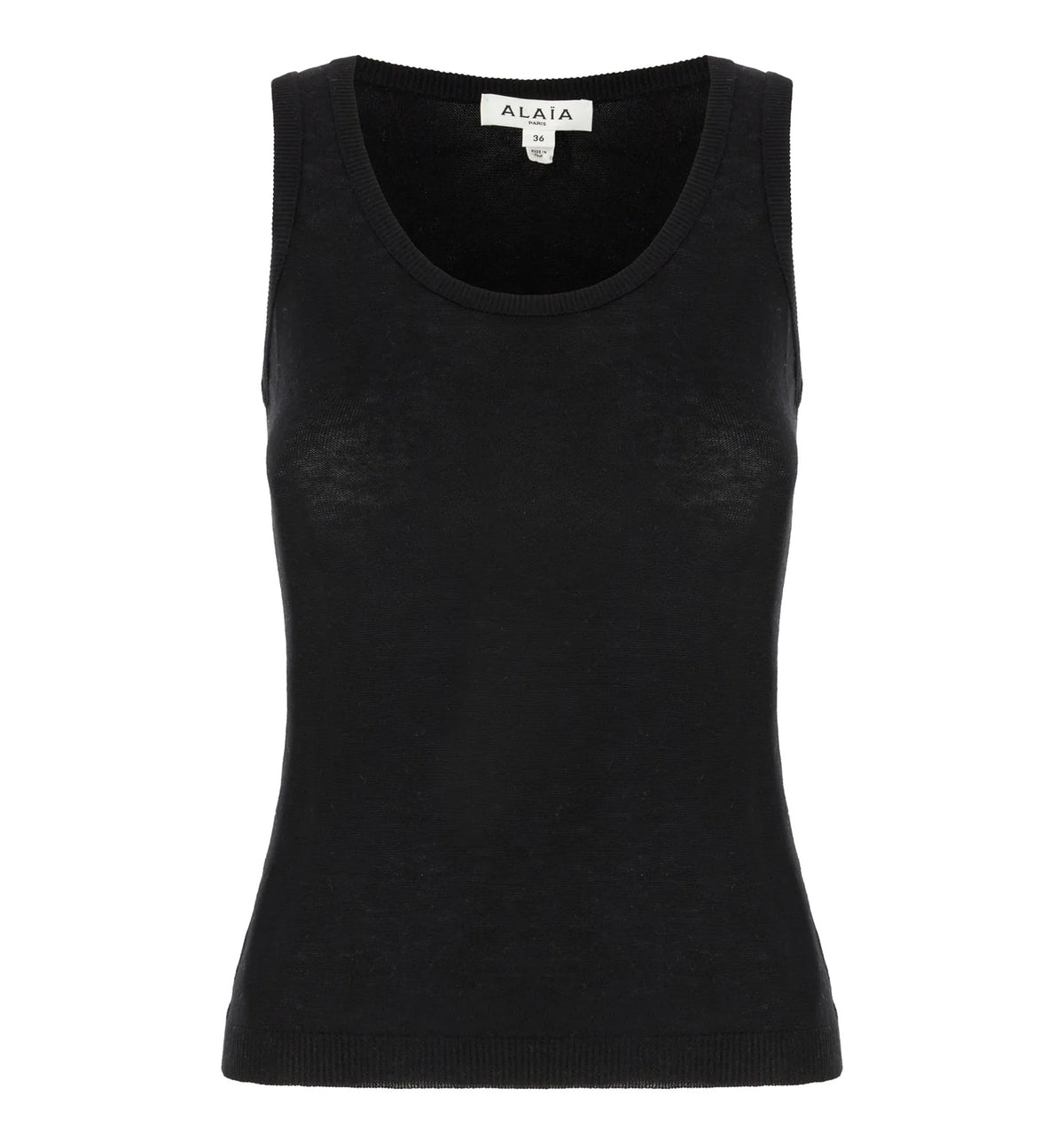 Sheer Wool Tank Top