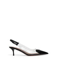Le Coeur Slingback PVC and leather pumps