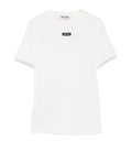 Lace-Trim Logo-Patch T-Shirt