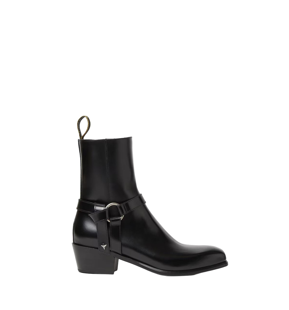 Fendi Double O Black Leather Ankle Boots