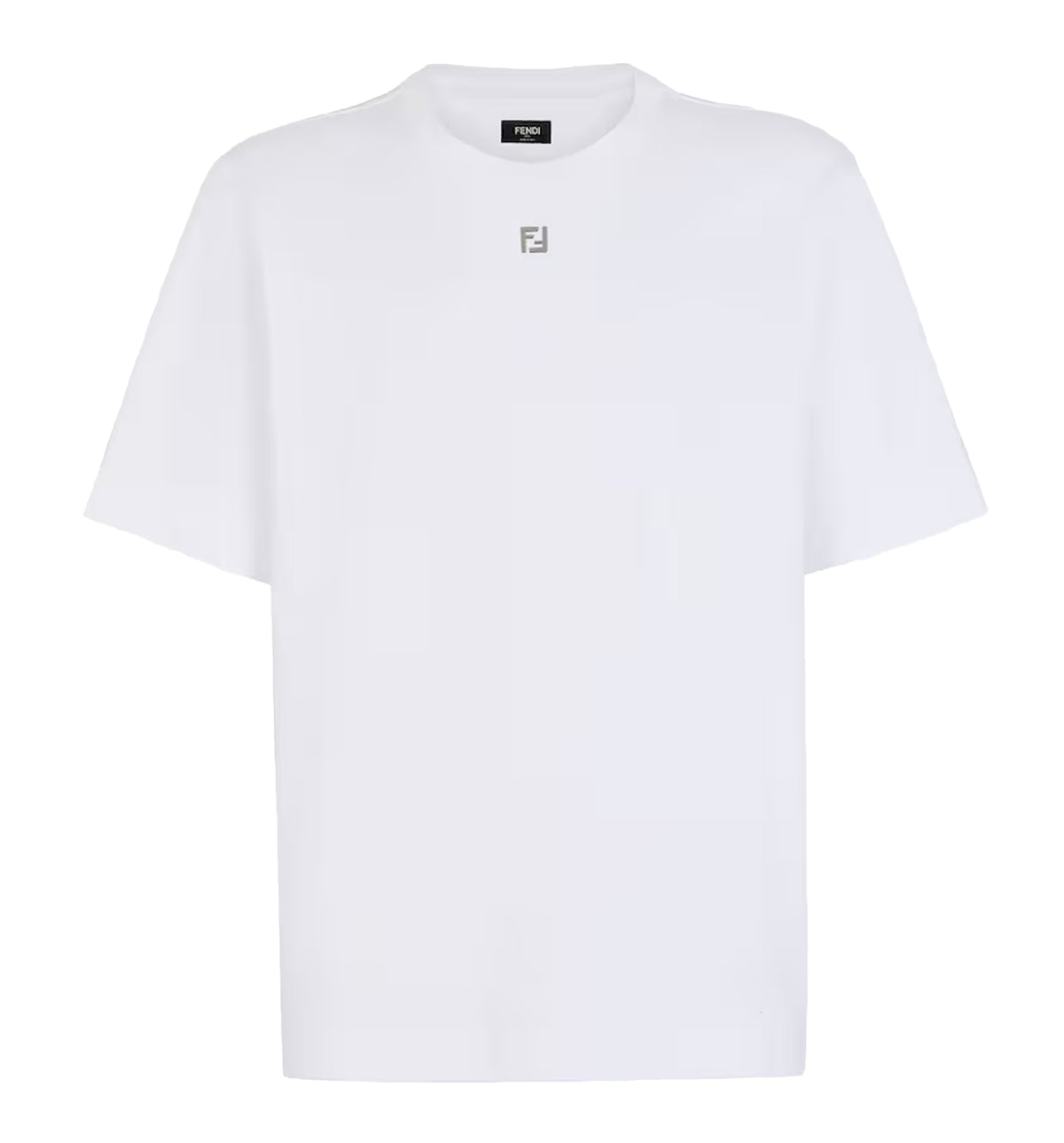 Fendi Oversized FF Metal Appliqué T-Shirt