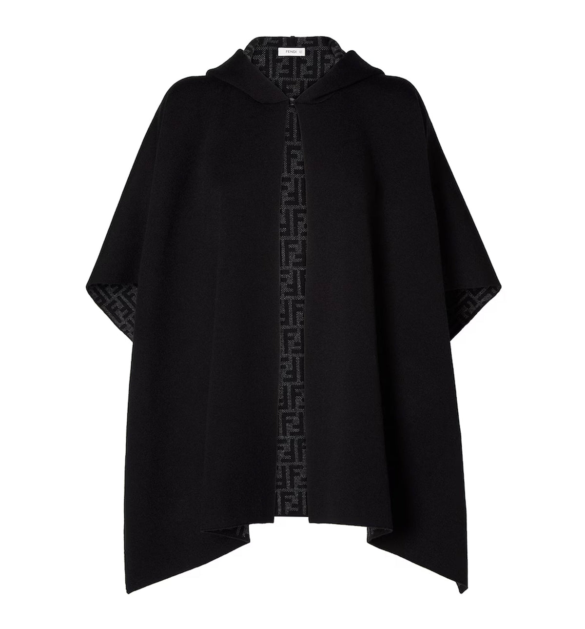 FF Zucca cashmere poncho