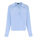 Stretch Silk Satin Polo With Tonal TF Embroidered Logo