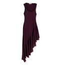 Asymmetric Fluid Jersey Dress