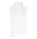 Silk Stretch Satin Top
