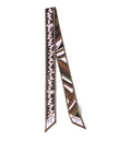 Mixed Print Silk Bandeau