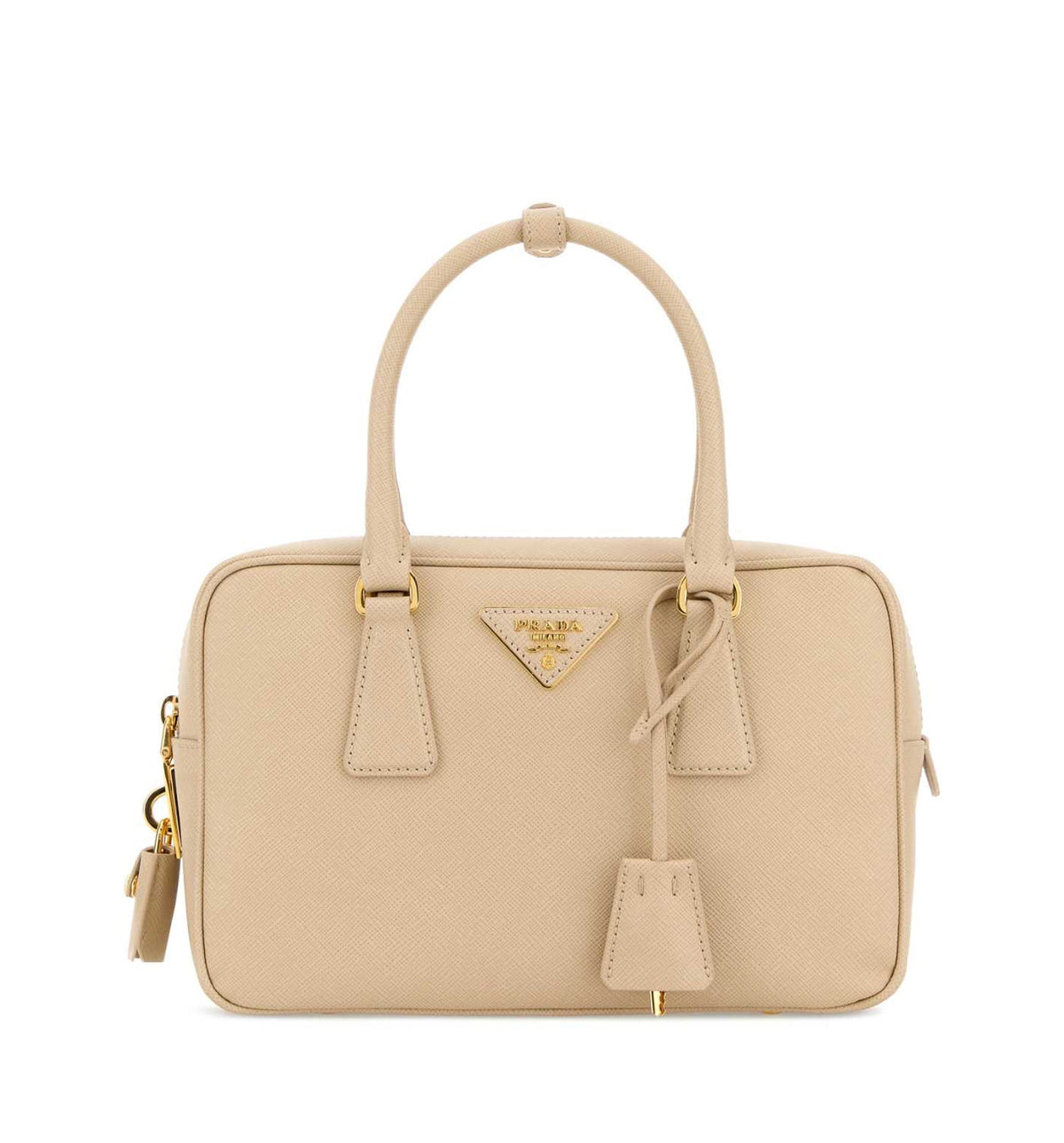 Saffiano Leather Top-Handle Bag