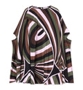 Iride Print Crêpe de Chine Kaftan