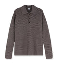 Wool sweater with Intrecciato motif
