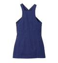 Garment-dyed gabardine mini-dress