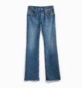 Stretch cotton denim with Horsebit