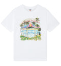 White Volcano Short Sleeve T-Shirt