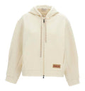 Logo Hooded Zip-Up Sweatshirt