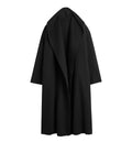 Hoodie belted coat