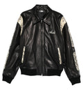 Snakeskin-Print Embellished Jacket