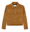 Short Jacket In Vintage Split Leather