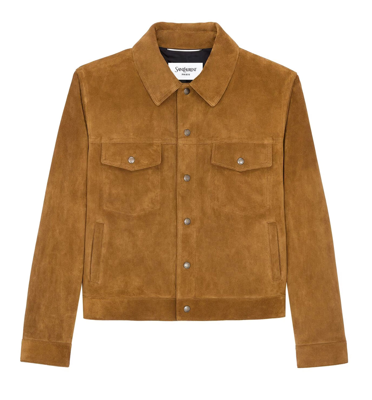 Short Jacket In Vintage Split Leather