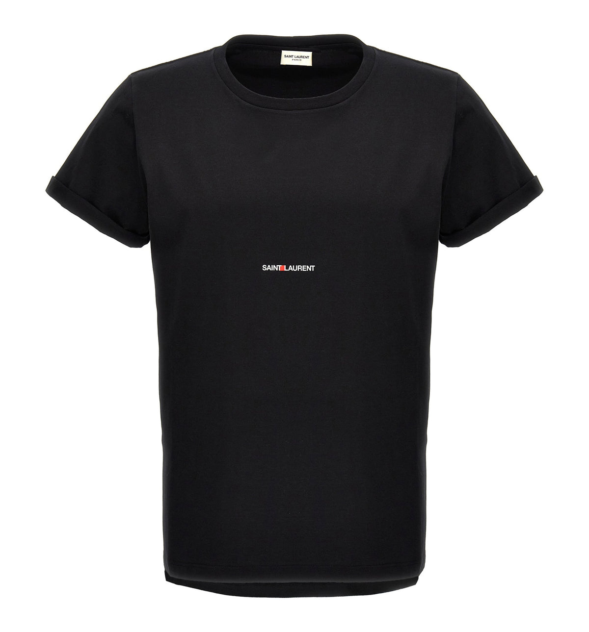 Rive Gauche Logo Cotton T-Shirt