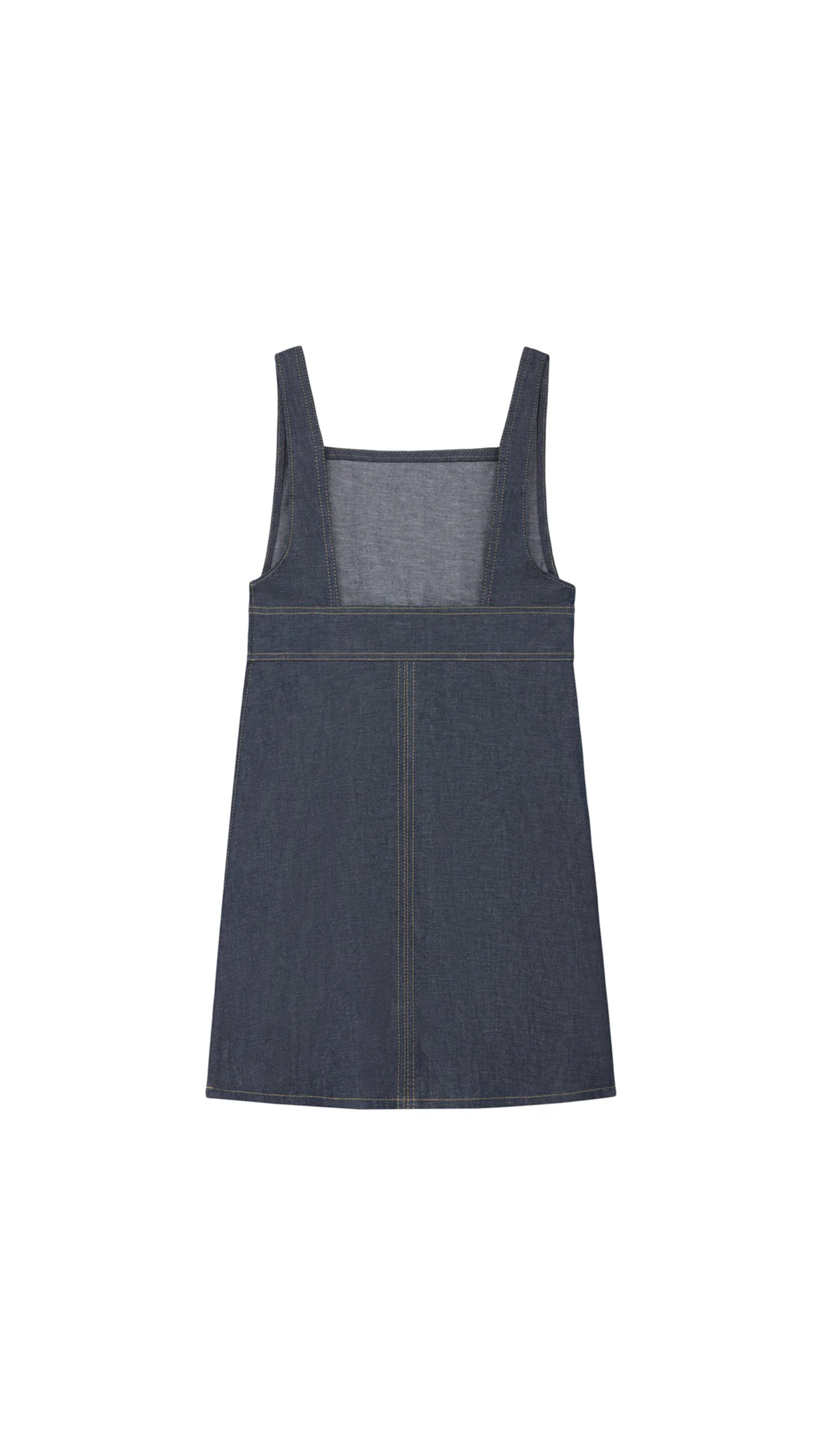 Empire Mini Dress in Denim